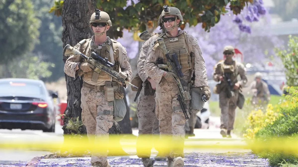 Marines Deploy in Los Angeles Amid Immigration Protests