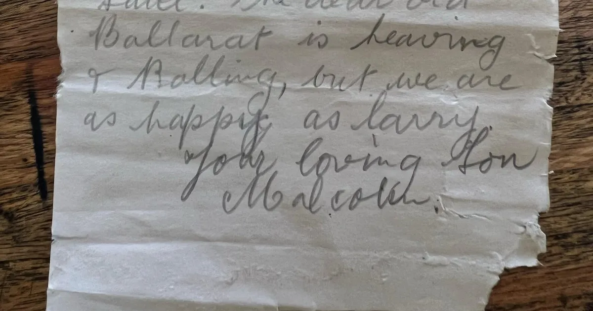 Messages in a Bottle: Australian Soldiers' Letters Discovered After 107 Years