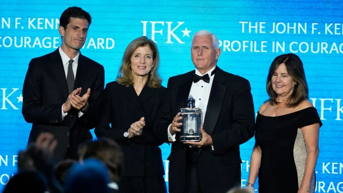 Mike Pence Declares January 6 a Triumph of Freedom at JFK Award Ceremony