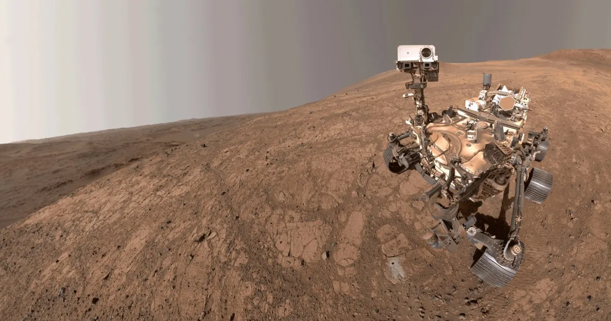 NASA's Perseverance Rover Captures Stunning Selfie with a Martian Dust Devil!