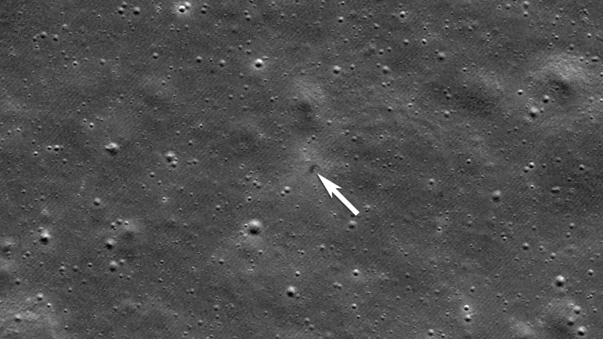 NASA's Stunning Images Reveal Japanese Lunar Lander Crash Site
