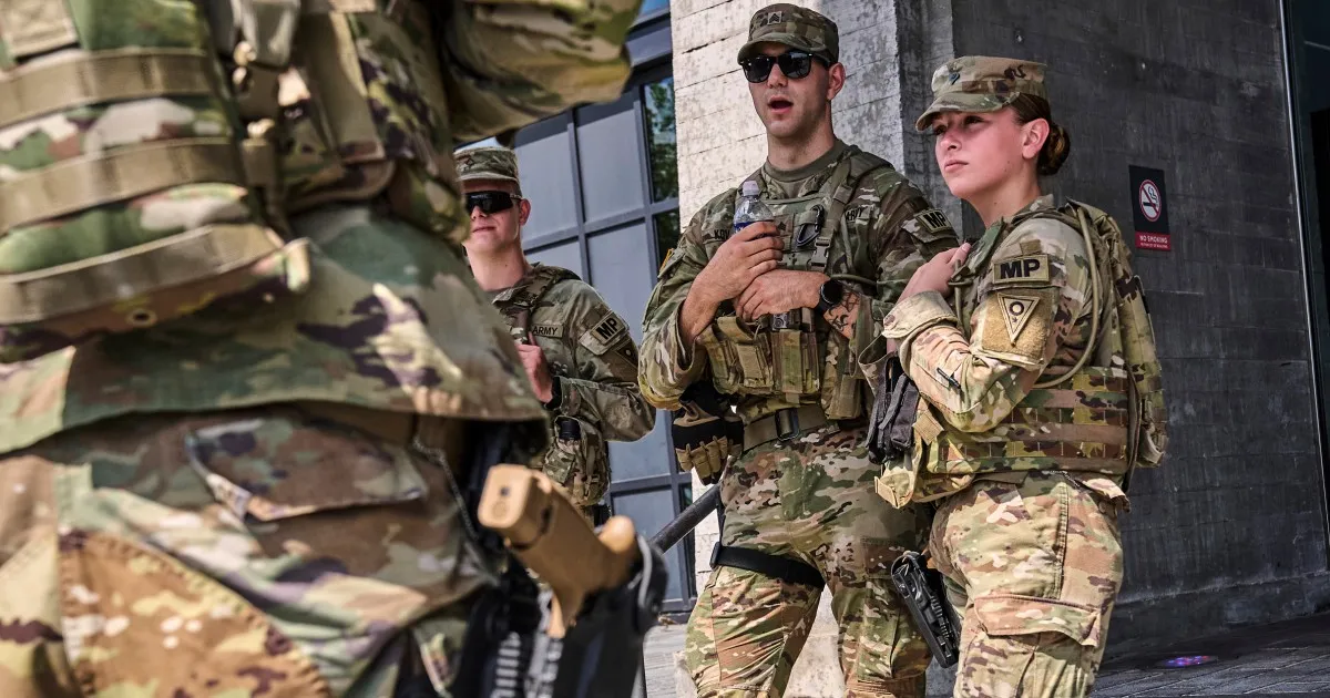National Guard Troops in D.C. Armed for Self-Defense Amid Rising Concerns