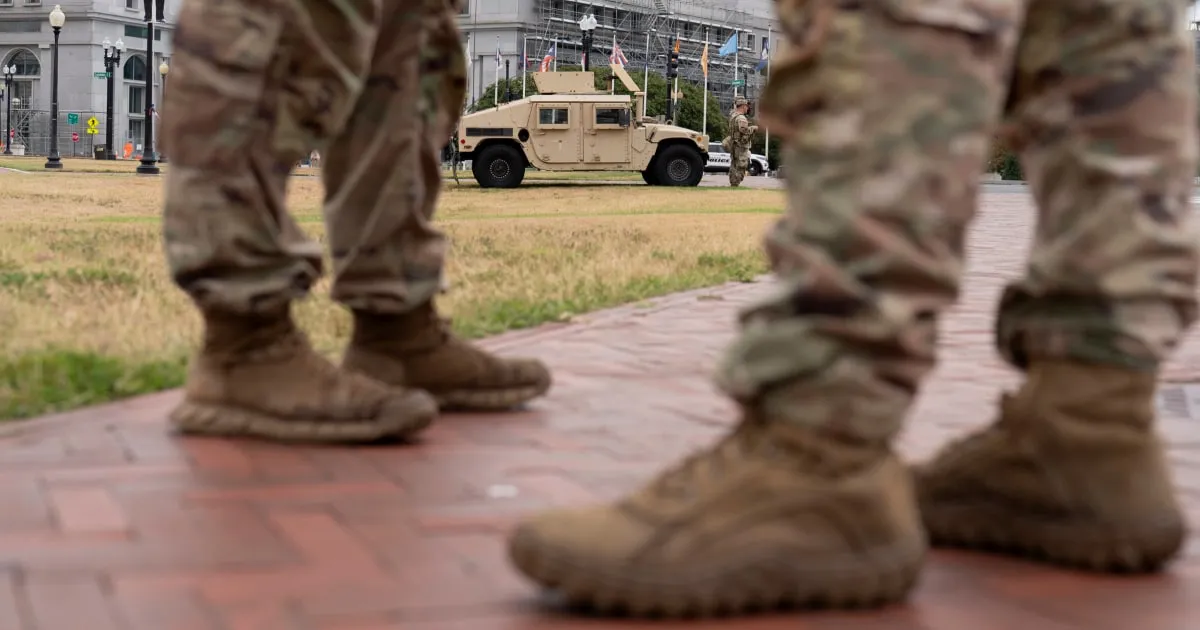 National Guard Troops in D.C. Begin Armed Patrols to Combat Crime
