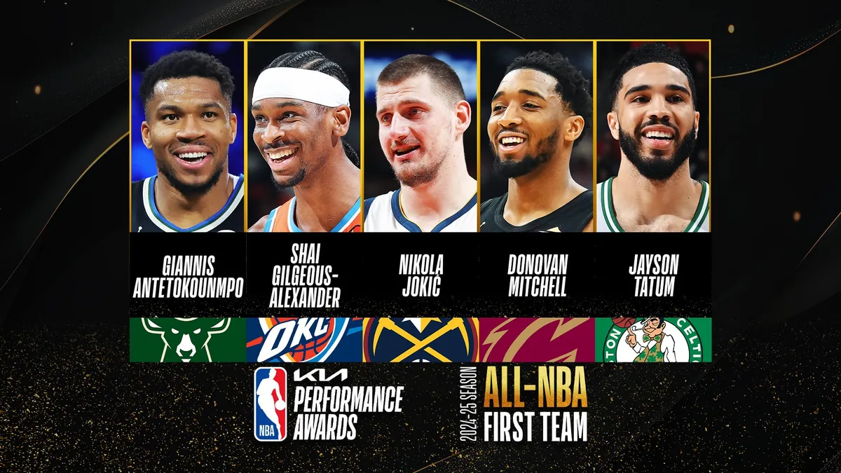 NBA Unveils 2024-25 All-NBA Teams: Stars Shine Bright!