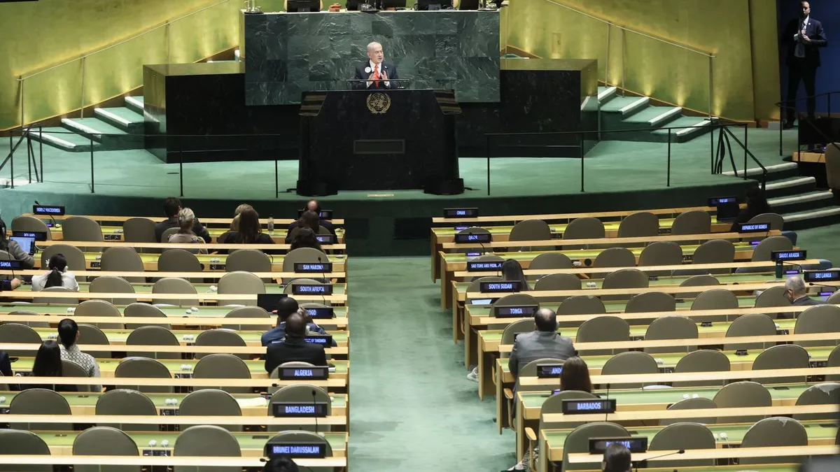 Netanyahu Faces Walkout at UN as Tensions Rise Over Gaza Conflict