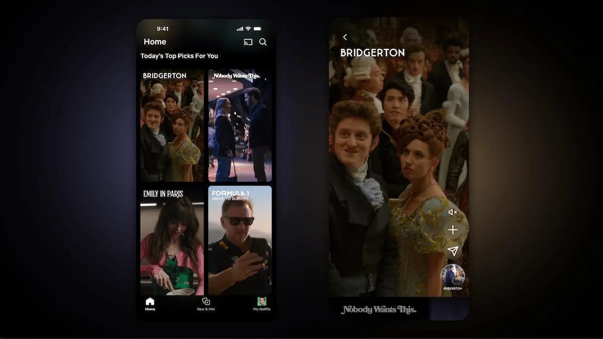 Netflix Tests Short-Form Video Feature to Compete with TikTok and YouTube Shorts