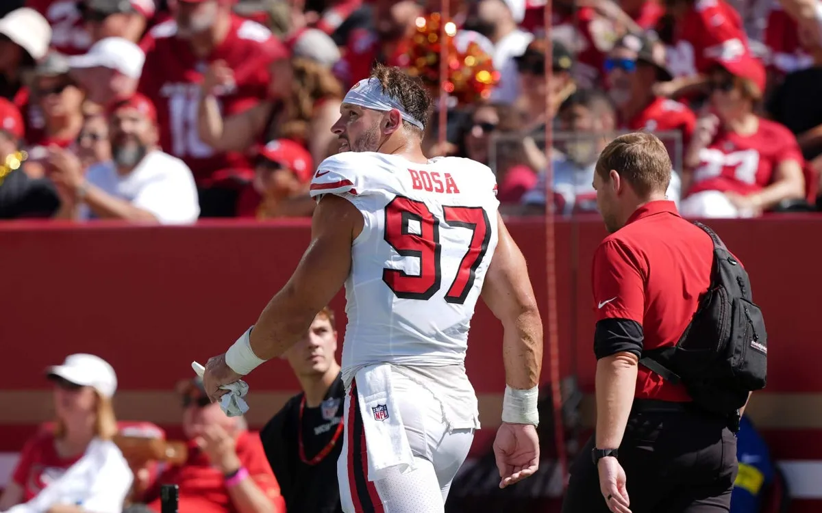 Nick Bosa Out for Season: 49ers Star Faces Third Major Knee Injury