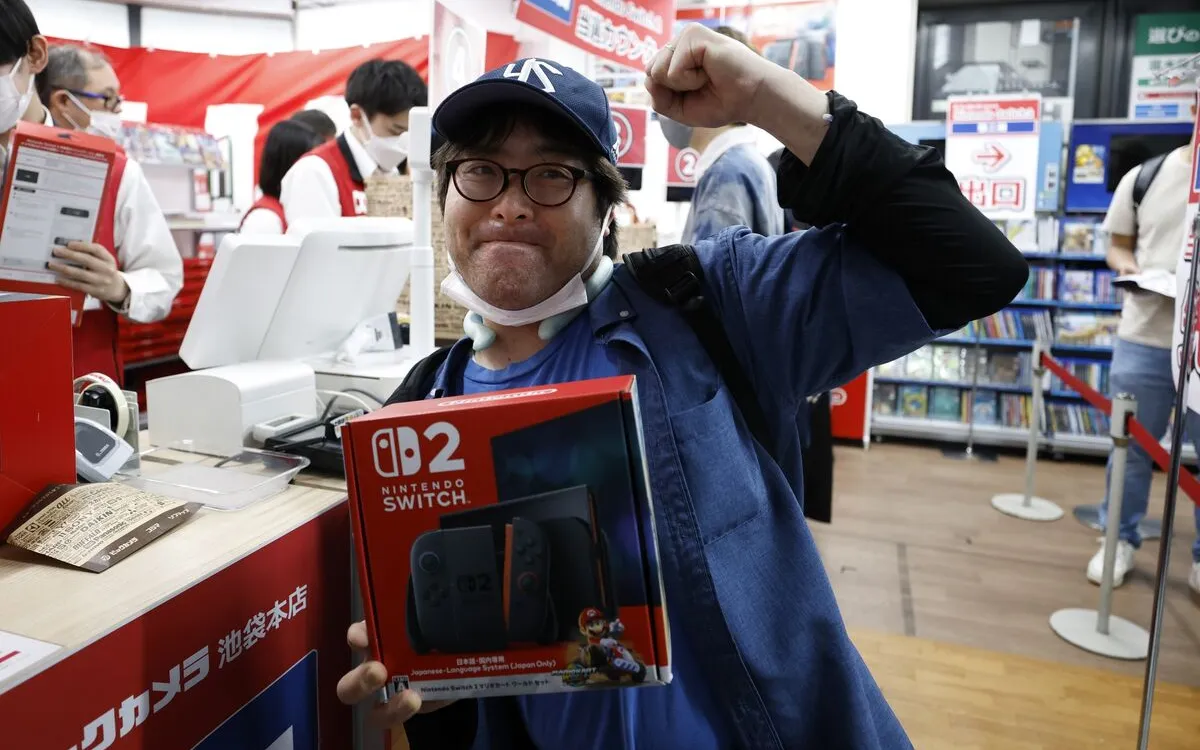 Nintendo Switch 2 Breaks Records with 3.5 Million Sales in Just Four Days!