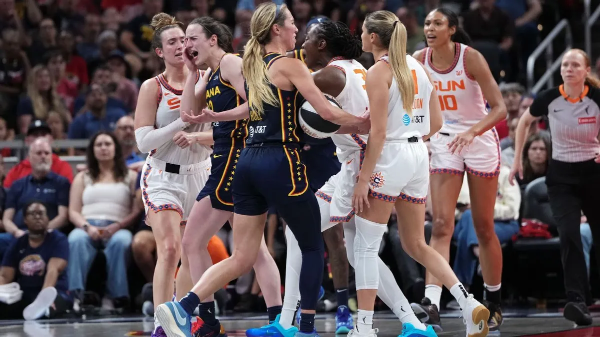 No Suspensions After Chaotic WNBA Game: Scuffles Erupt Between Sun and Fever
