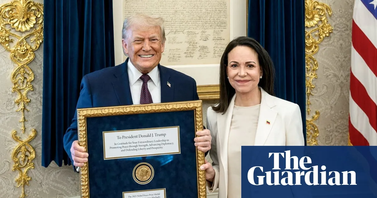 Norway Leaders Slam María Corina Machado for Giving Nobel Peace Prize to Trump