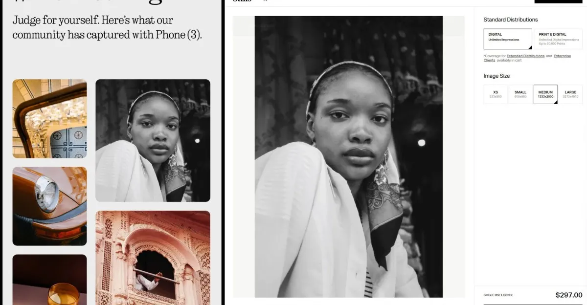 Nothing Licenses Photographer's Image: A New Trend in Stock Photography?