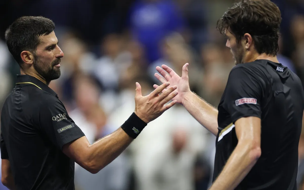 Novak Djokovic Dominates Taylor Fritz to Reach 14th US Open Semi-Final