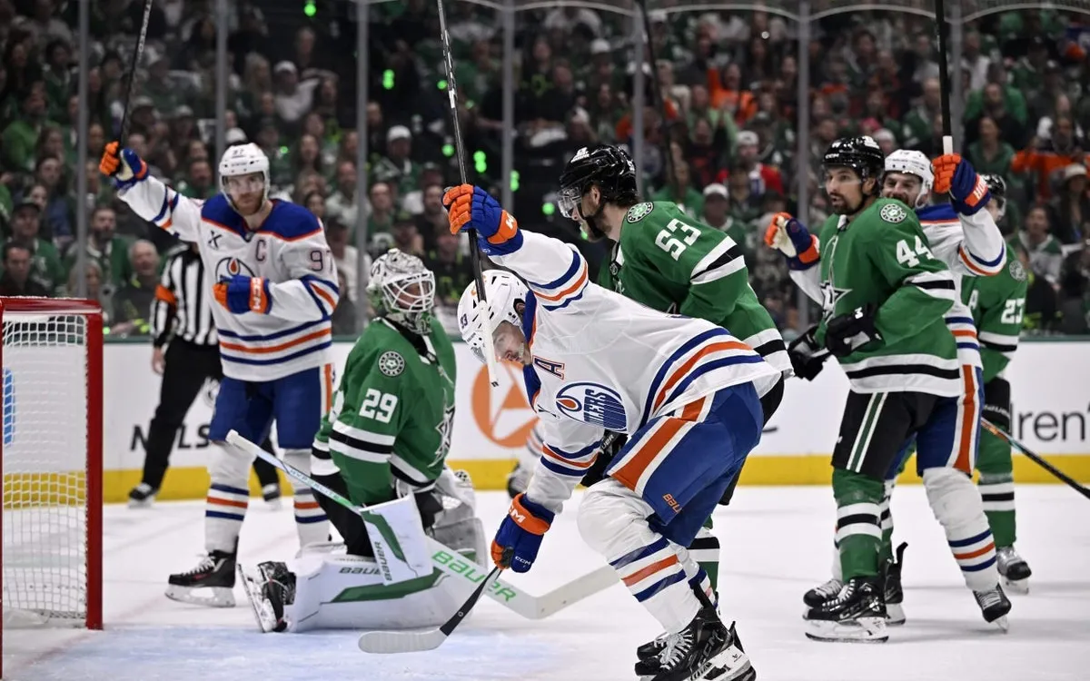 Oilers Dominate Stars with 3-0 Victory in Game 2: Series Tied