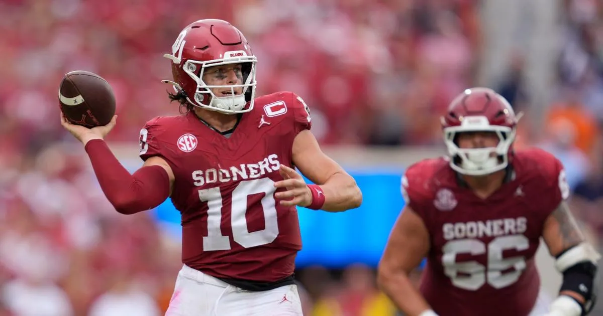 Oklahoma Quarterback John Mateer Gears Up for Texas Showdown After Injury