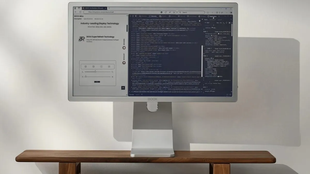 Onyx International Unveils $1,900 Color E Ink Monitor: A Game Changer for Tech Lovers