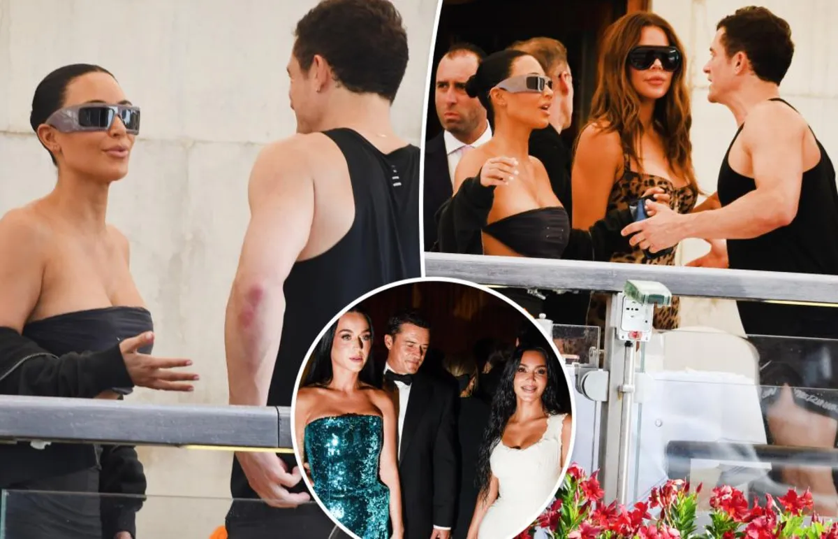 Orlando Bloom and Kim Kardashian Spark Dating Rumors at Star-Studded Wedding