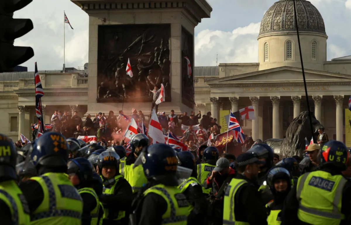 Over 100,000 Rally in London: Chaos Erupts at Tommy Robinson's March