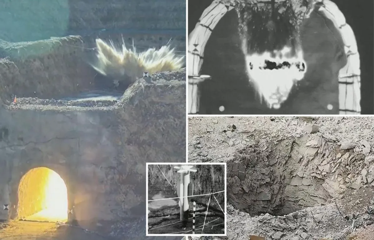 Pentagon Unveils Jaw-Dropping Footage of Bunker-Buster Bombs in Action