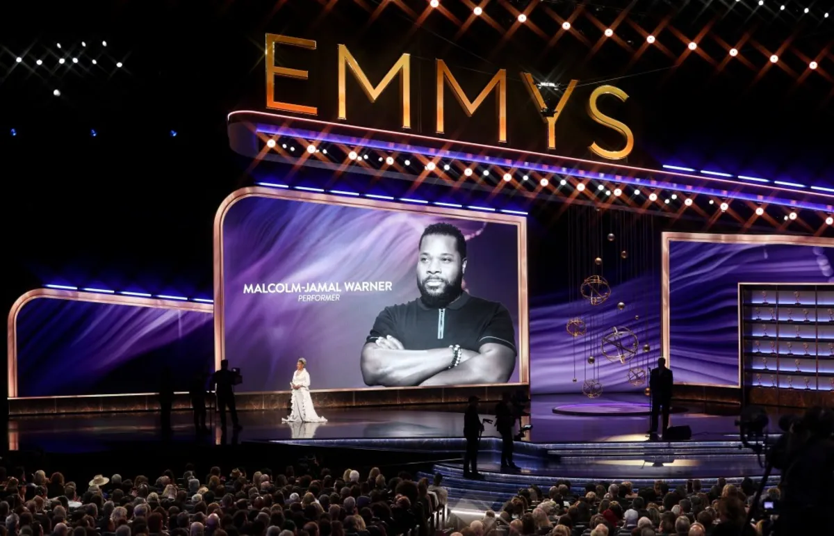Phylicia Rashad Honors Malcolm-Jamaal Warner at the Emmy Awards
