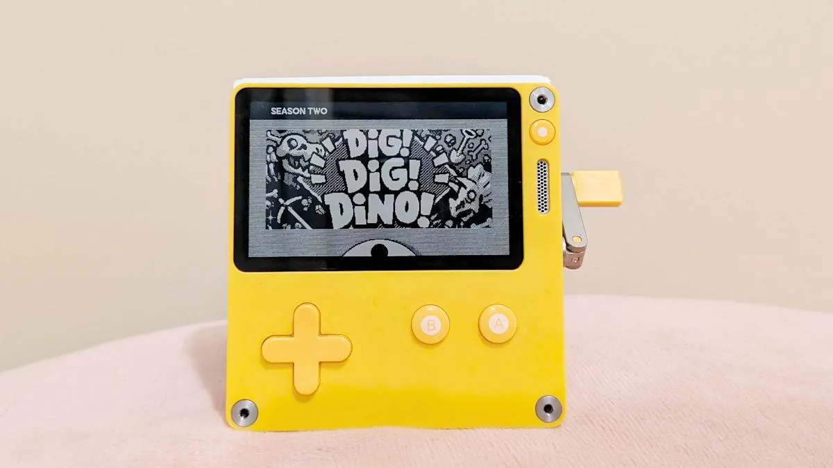 Playdate Season Two Launches with Quirky New Games: Fulcrum Defender and Dig! Dig! Dino!