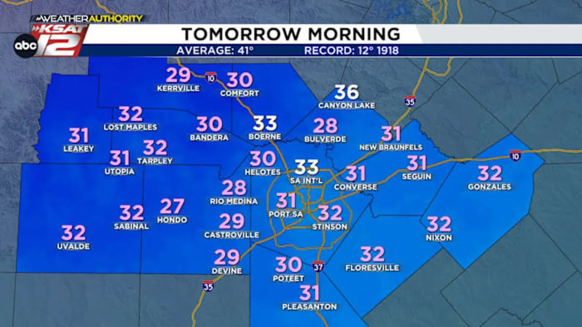 Prepare for a Chilly Sunday Morning: Light Freeze Expected!