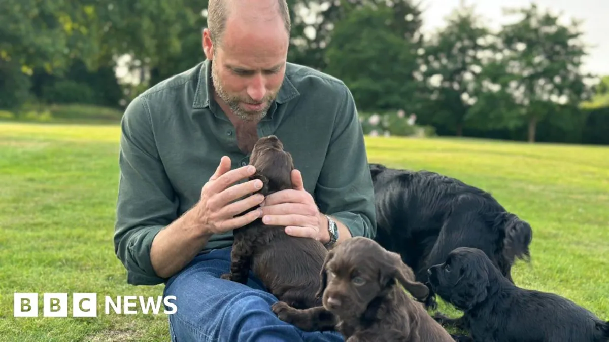 Prince William Celebrates 43rd Birthday with Adorable Puppy Photo