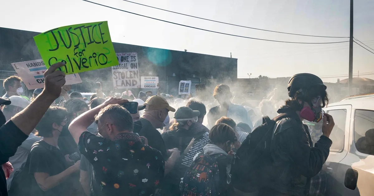 Protests Erupt in Chicago as Federal Agents Clash with Immigration Activists