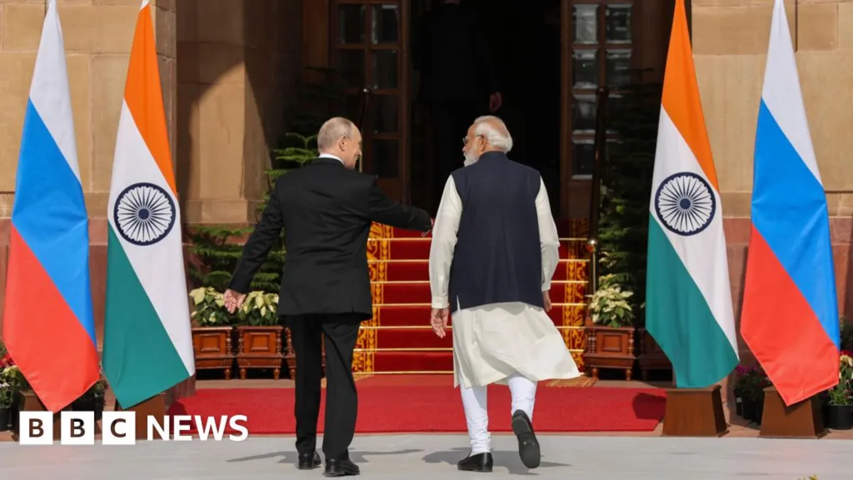 Putin and Modi's Delhi Meeting: A Show of Unity Amidst Global Tensions