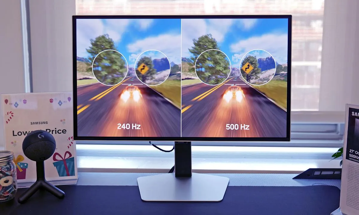 Revolutionizing Gaming: Samsung Unveils World's First 500Hz OLED Monitor