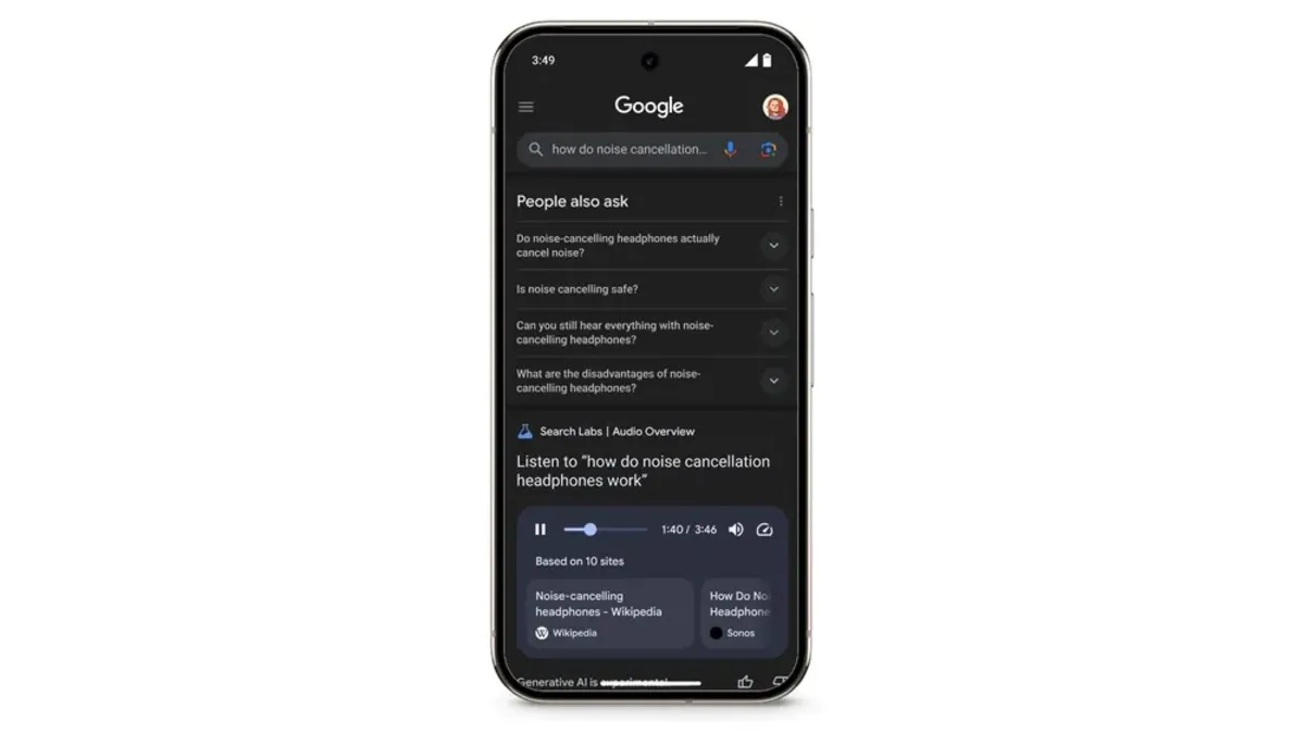 Revolutionizing Search: Google's New AI Audio Overviews Feature