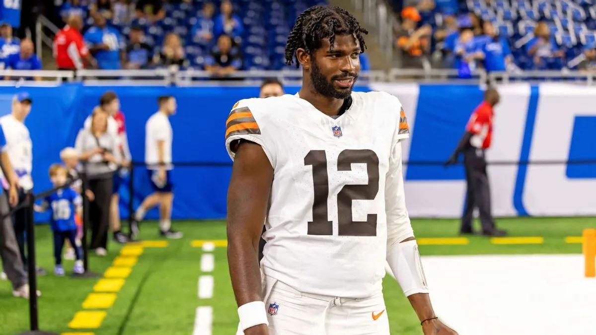 Rookie Shedeur Sanders Named Backup Quarterback for Browns vs. Steelers Clash