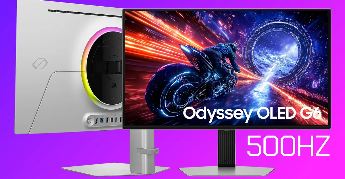 Samsung Unveils the World’s First 500Hz OLED Gaming Monitor: Odyssey OLED G6