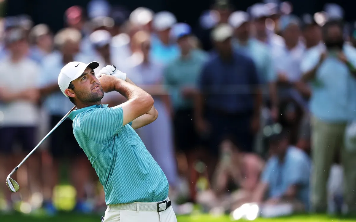 Scottie Scheffler Eyes Third Major Title After Stunning Performance at Quail Hollow