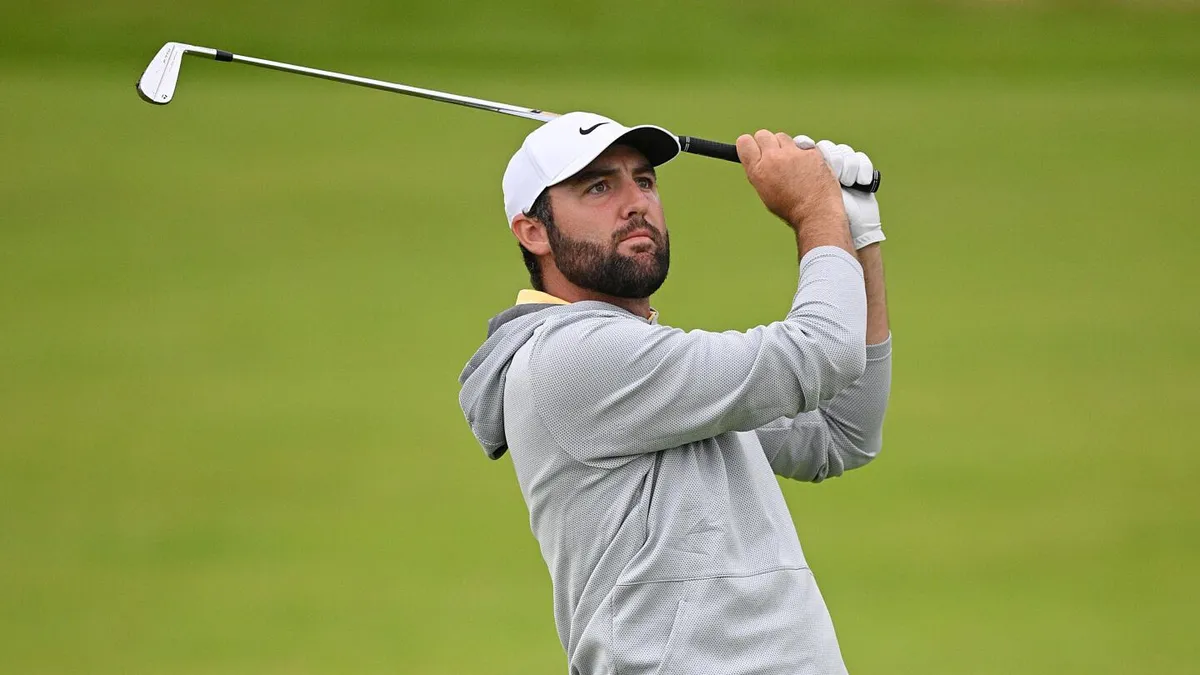 Scottie Scheffler Takes Charge at The Open with Impressive 7-Under 64