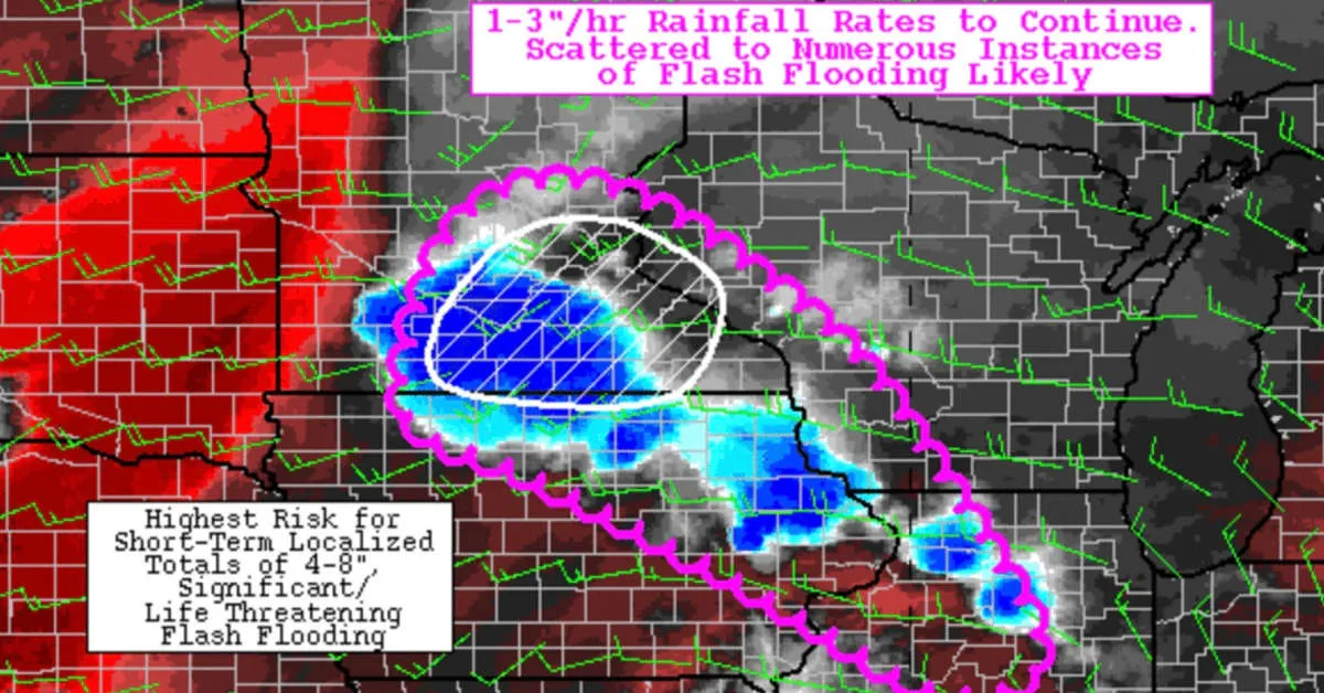Severe Flooding Threat Looms Over Minnesota as Storms Unleash Heavy Rain