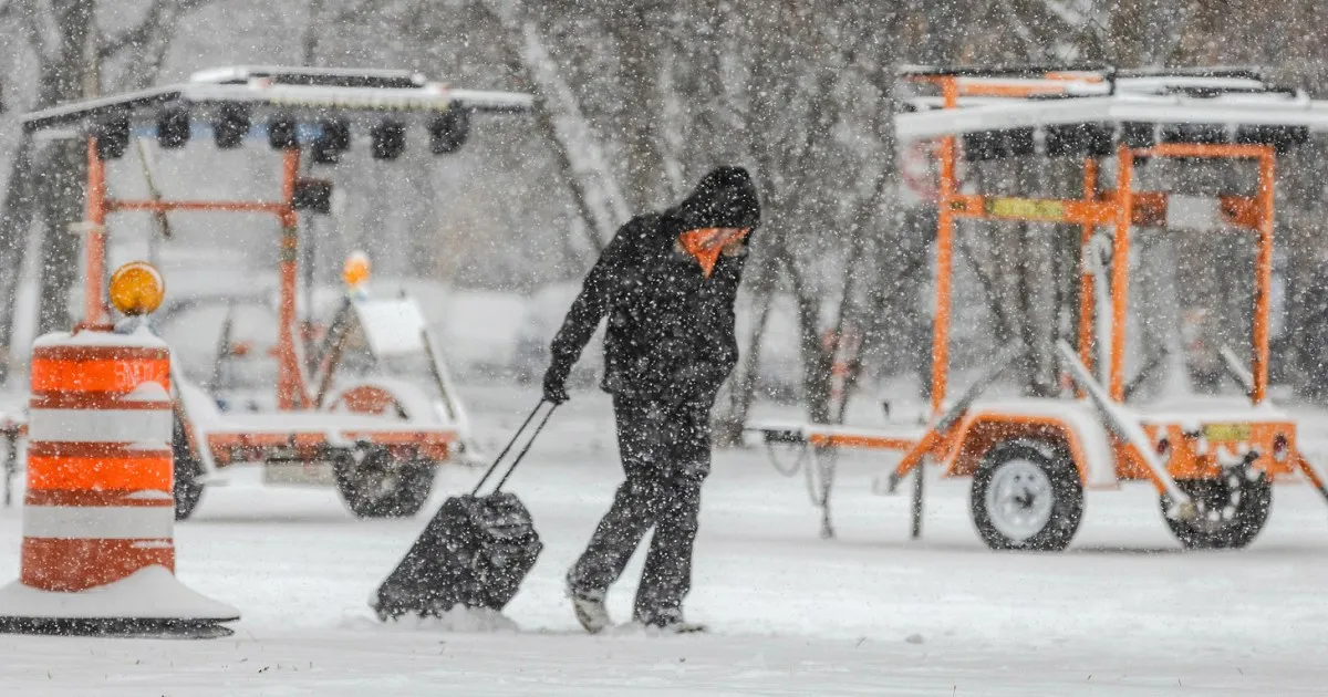 Severe Winter Storm Causes Chaos: 45-Car Pile-Up and Flight Delays