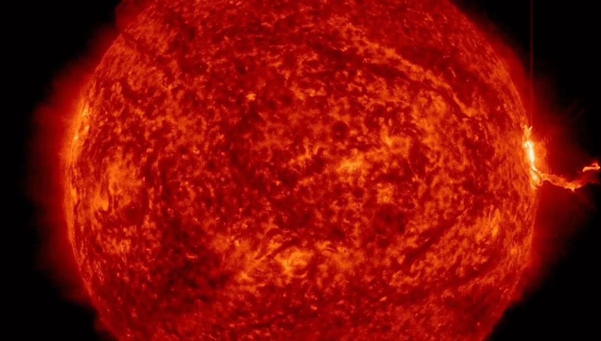 Solar Storm Alert: X2.7 Flare from Sunspot 4087 Causes Radio Blackout