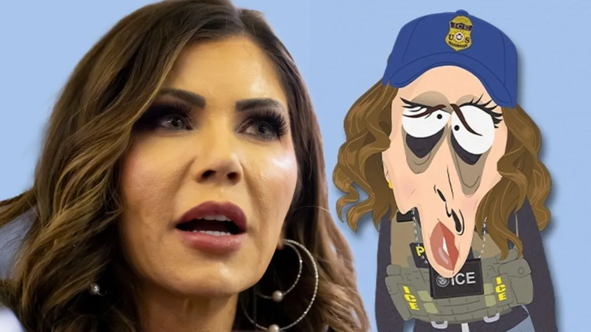 South Park Takes Aim at Kristi Noem: A Melting Glamour Spoof