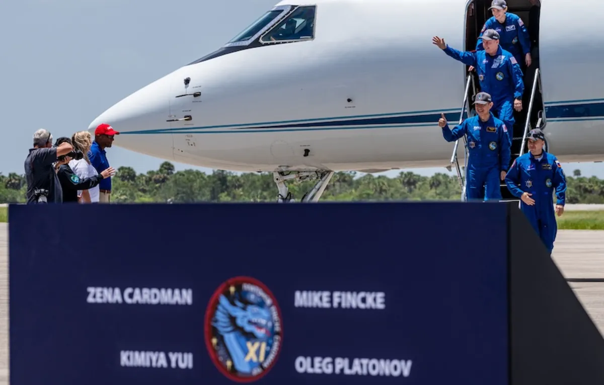 SpaceX Crew-11 Ready for Historic ISS Mission as Astronauts Touch Down in Florida