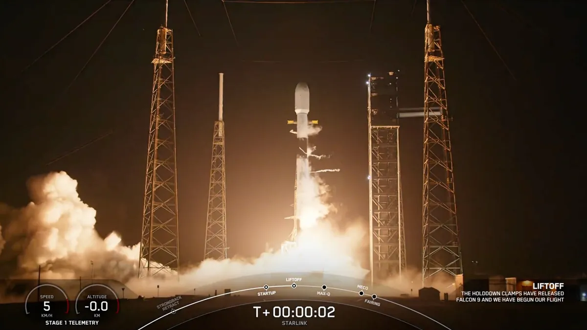SpaceX Launches Another Batch of Starlink Satellites: 55th Falcon 9 Mission of 2025