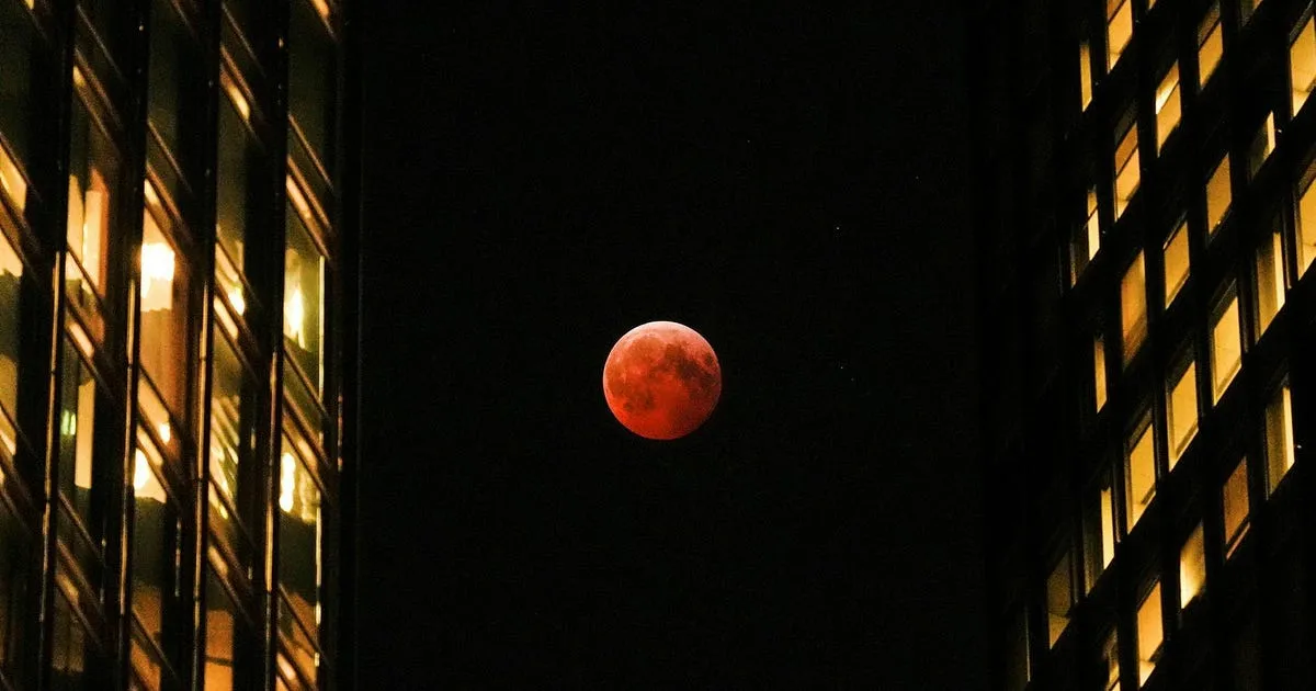 Spectacular Blood Moon: Total Lunar Eclipse Wows Israel and Asia