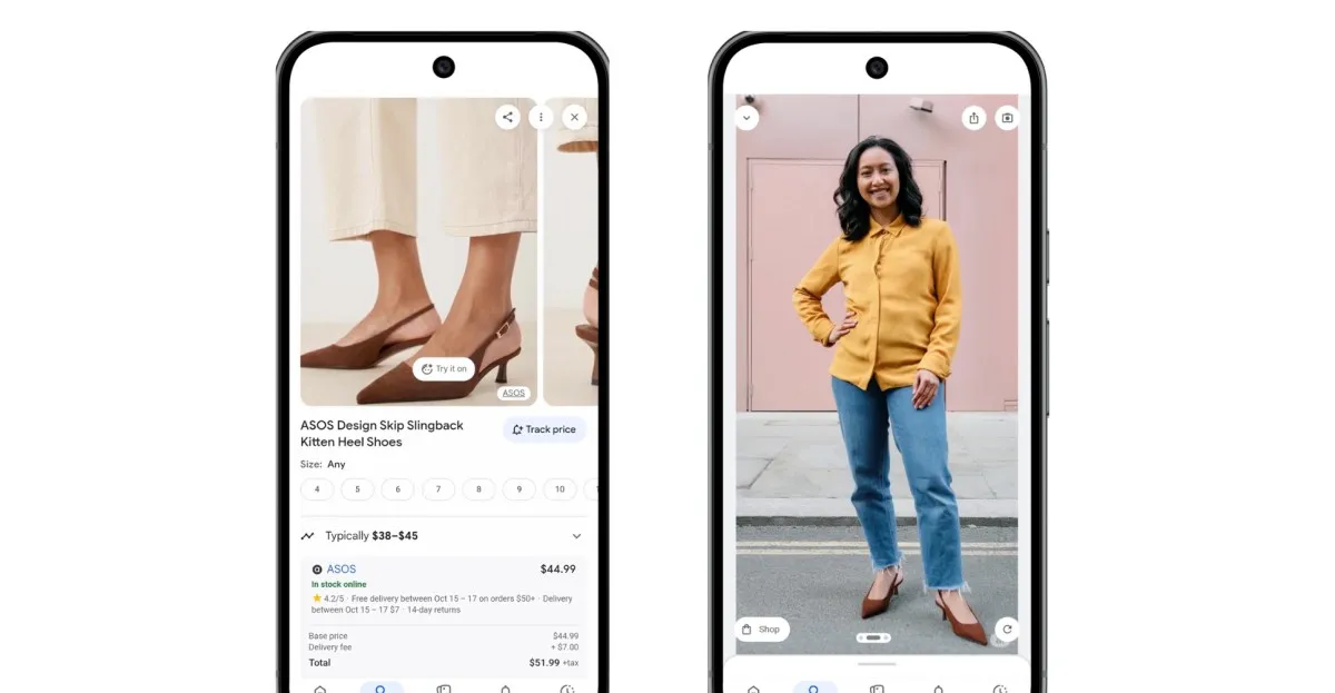 Step Into the Future: Google’s AI Try-On Tool Now Includes Shoes!