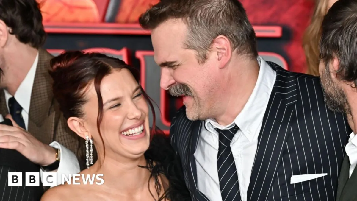 Stranger Things Stars Reunite: Millie Bobby Brown and David Harbour Dismiss Rumors at Premiere
