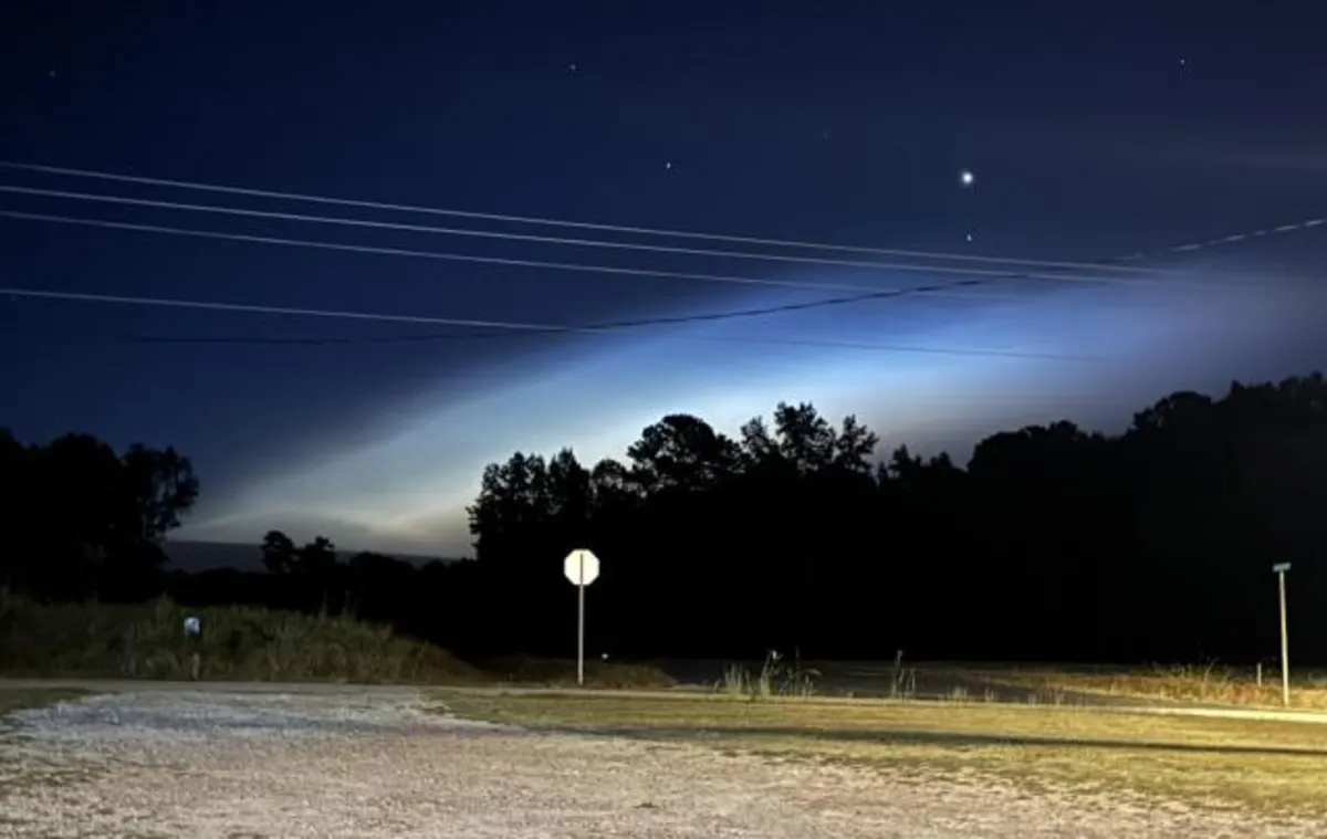 Stunning SpaceX Falcon 9 Launch Lights Up North Carolina Skies