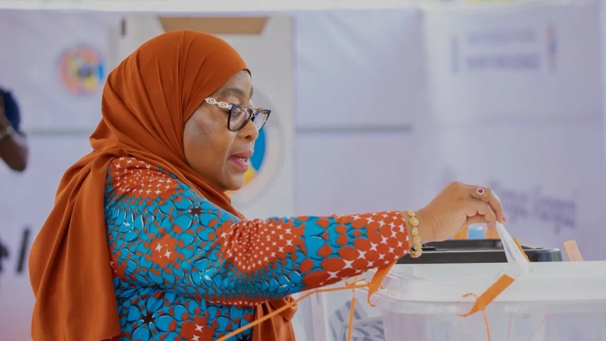 Tanzanian President Samia Suluhu Hassan Claims Landslide Victory Amid Controversy