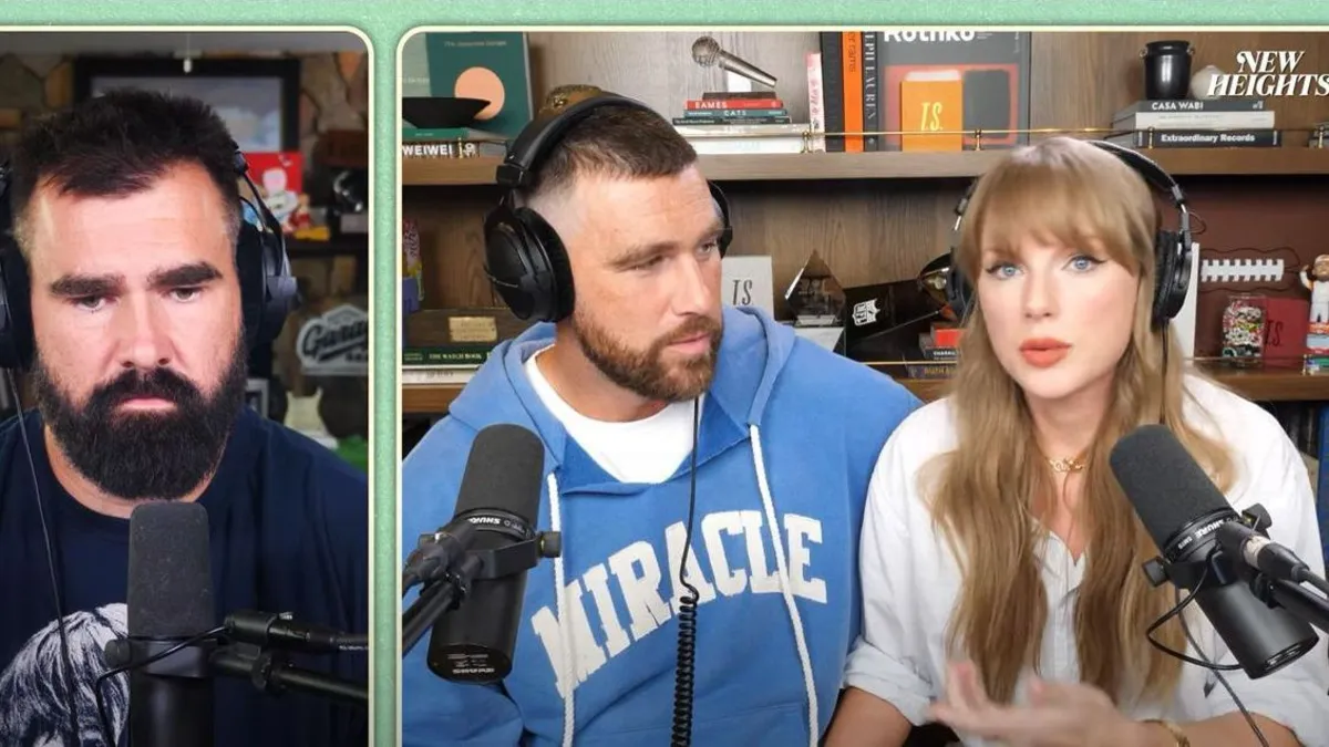 Taylor Swift Makes Waves on Jason and Travis Kelce's 'New Heights' Podcast