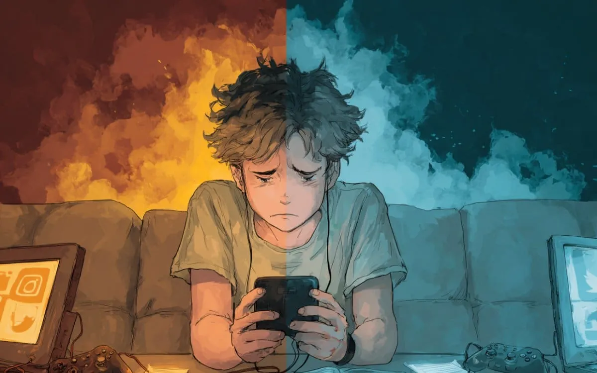 Teens at Risk: Study Links Addictive Screen Use to Suicidal Thoughts