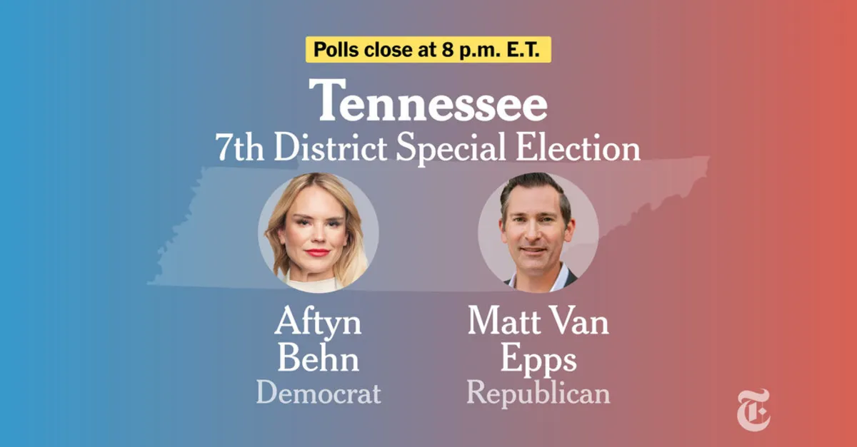 Tennessee's Special Election: A Battle Between Behn and Van Epps