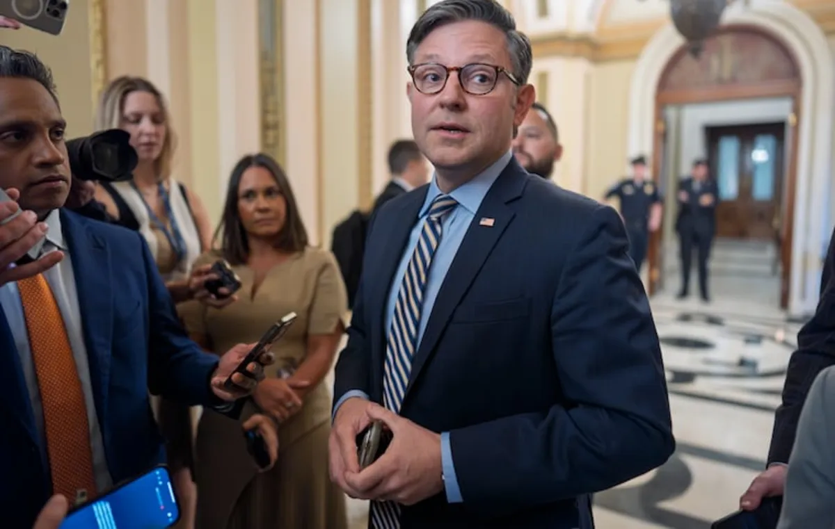 Tense Confrontation: Rep. Madeleine Dean Challenges Speaker Johnson Over Trump's Controversial Deepfake Video