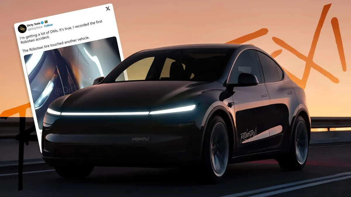 Tesla Robotaxi's First Collision: What This Means for Autonomous Driving